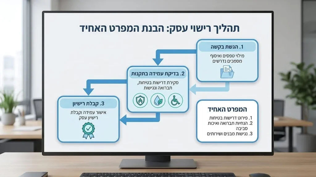 מפרט אחיד רישוי עסקים ותקנות