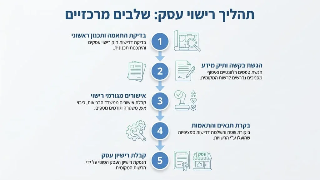 אדריכל בוחן תוכניות הנדסיות במשרד מקצועי